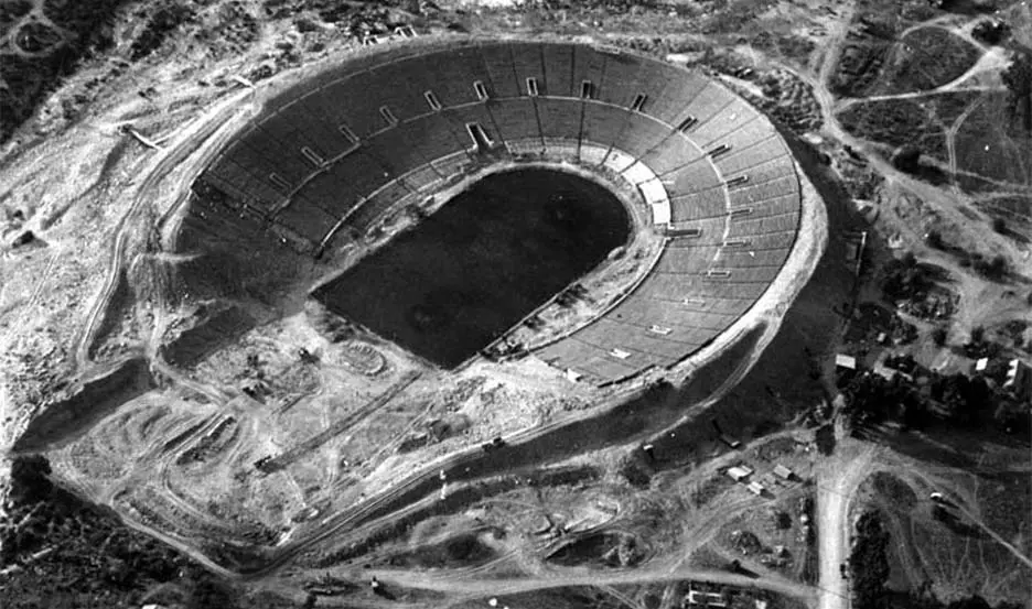 south end zone original horseshoe 1922