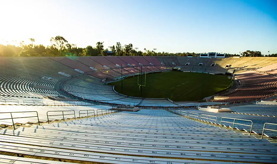 The Rose Bowl Stadium inner bowl