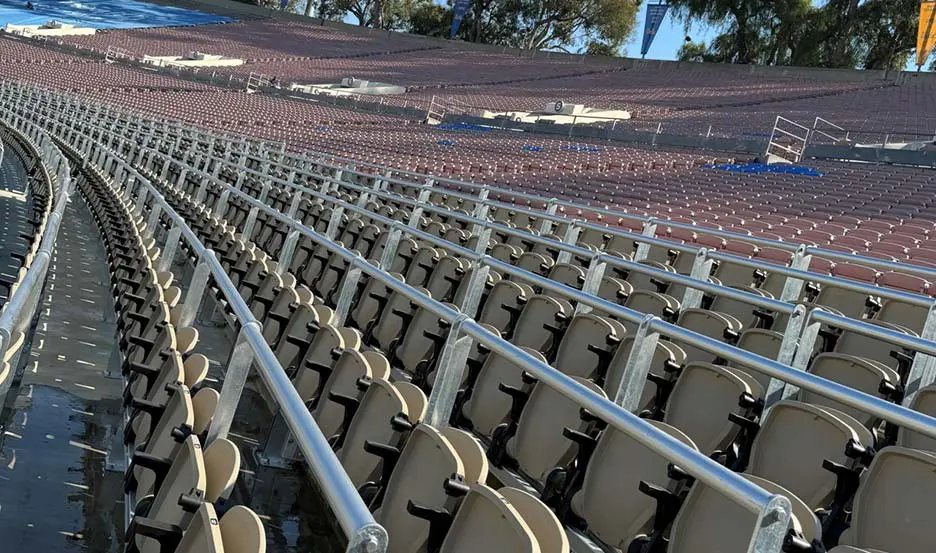 east side safe standing area different view