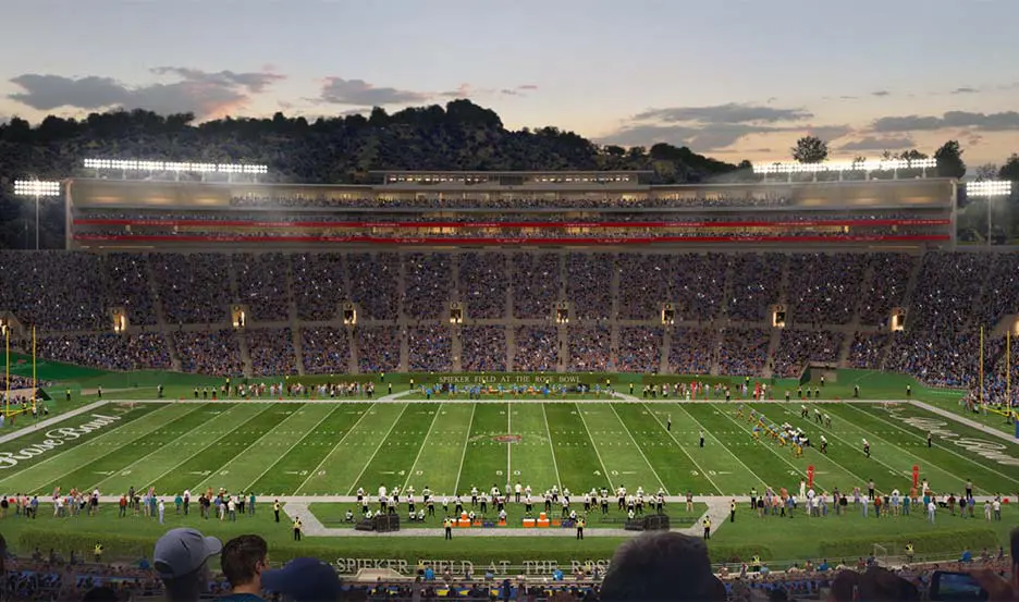 rending of seating improvements