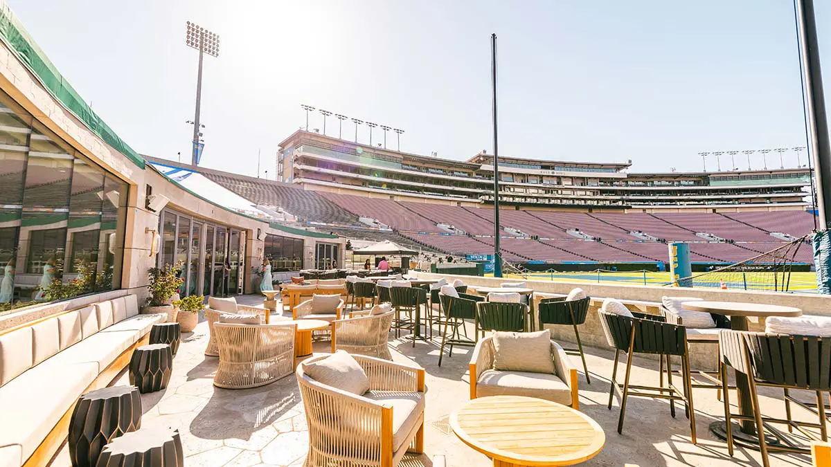south end zone field club aerial 2